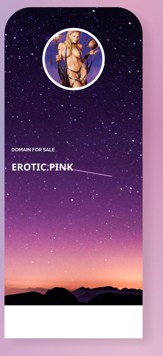 DOMAIN FOR SALE EROTIC.PINK